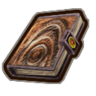 The Ancient Sky Book from Twilight Princess. A journal with a patterned cover.